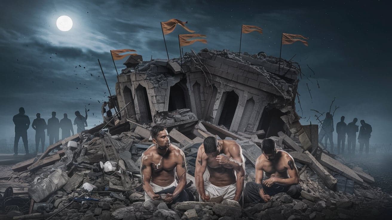 The Demolition of Babri Masjid.