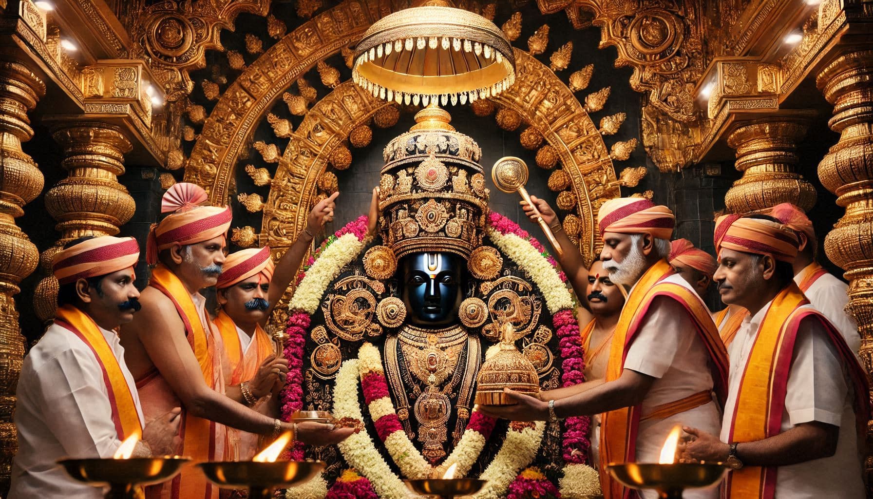 Contributions by Devotees and Philanthropists.