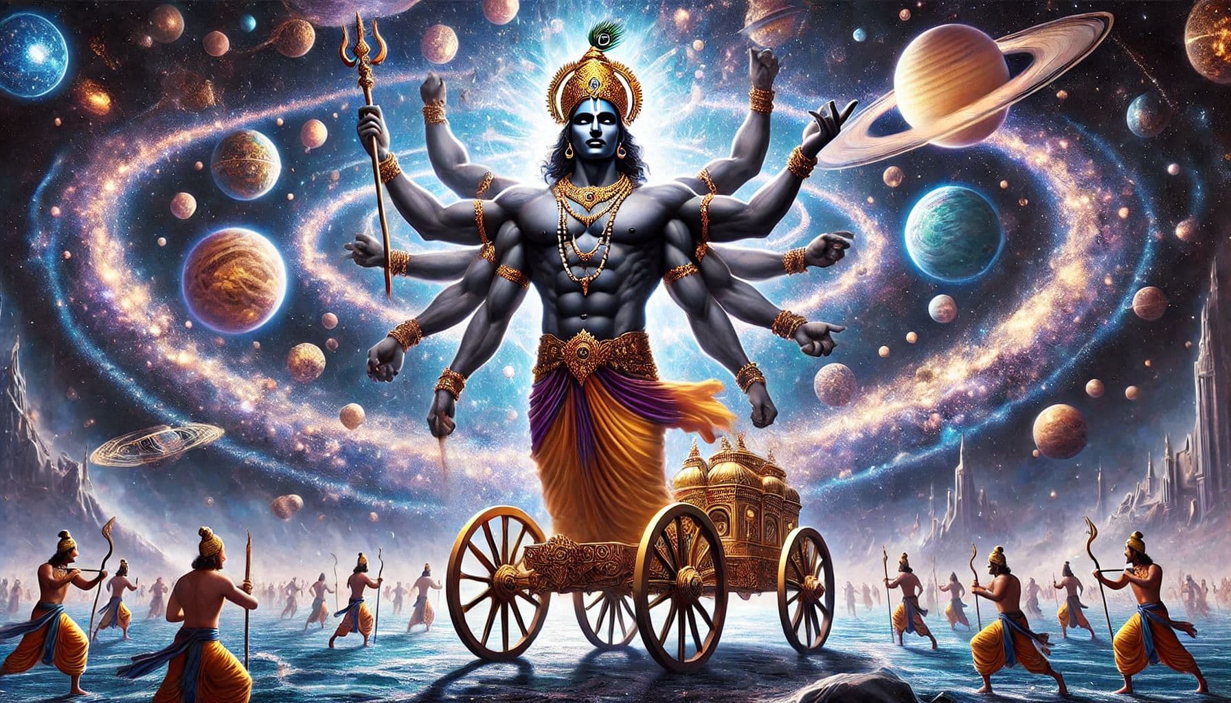 Infinite Realities Within Krishna.