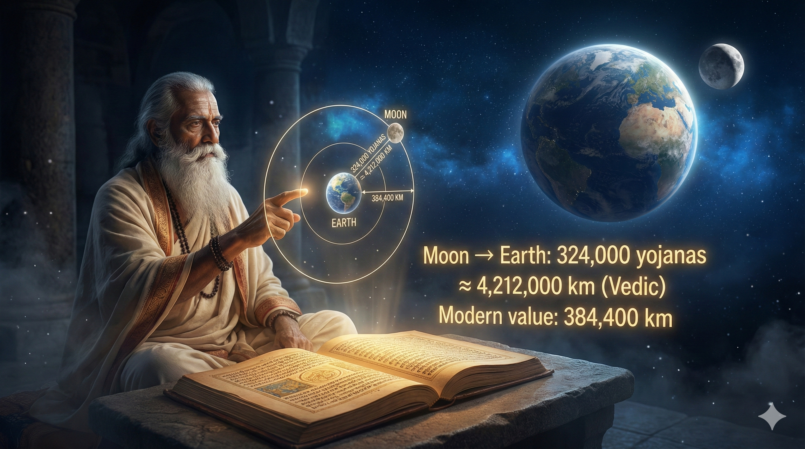 Distance to Sun and Moon