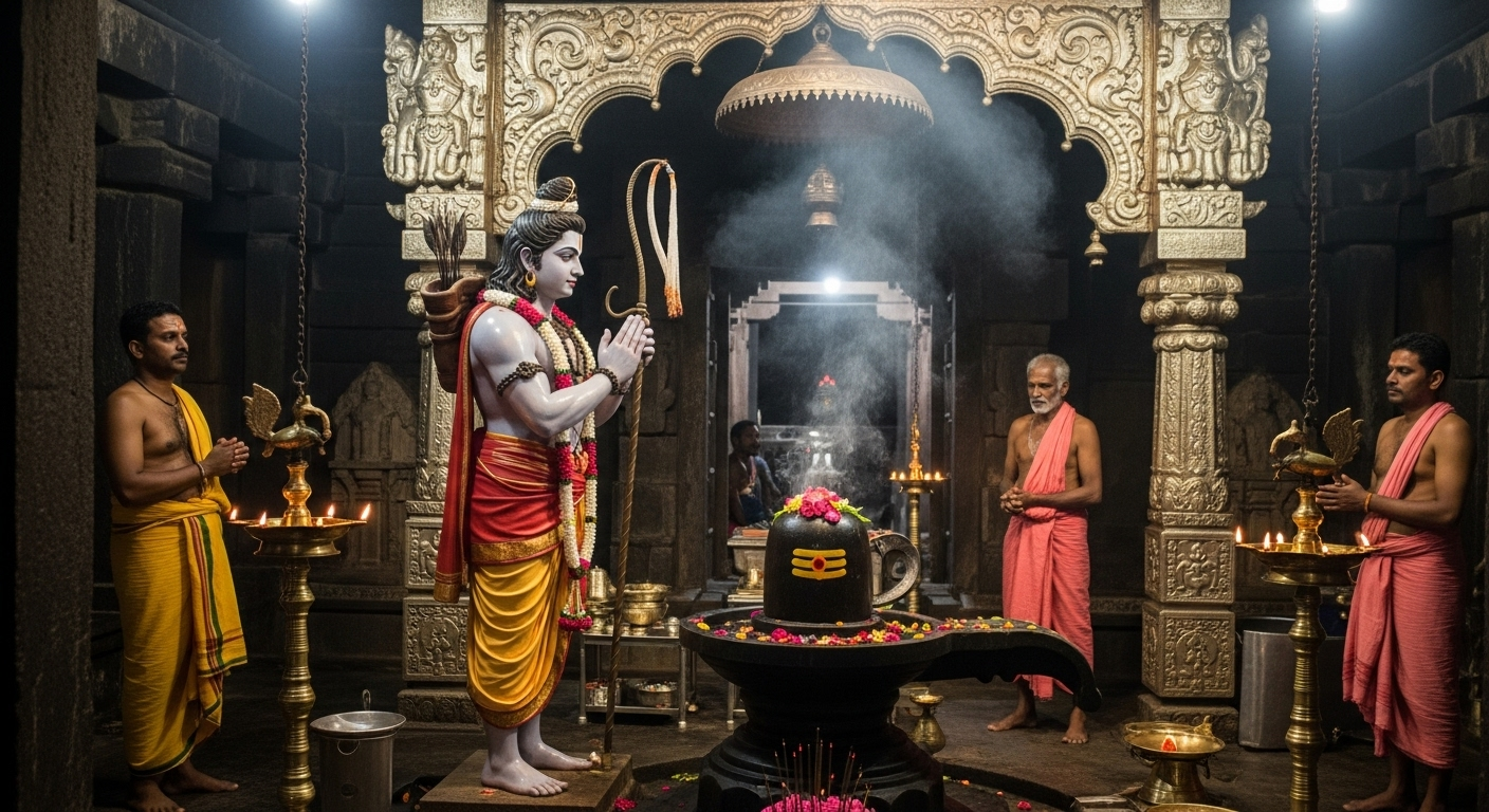 For Temple 6, Rameshwaram Temple, Tamil Nadu.