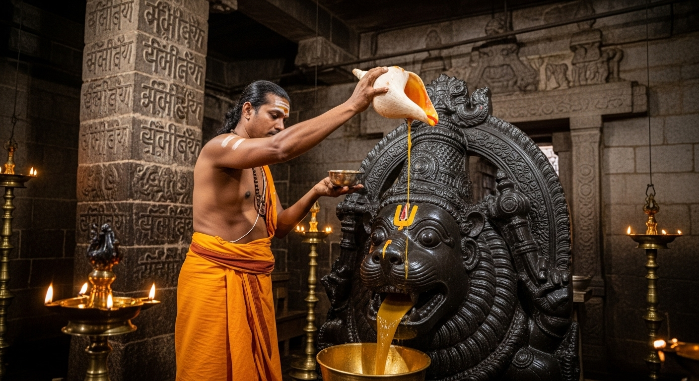 For Temple 10, Panakala Narasimha Swamy Temple, Andhra Pradesh.
