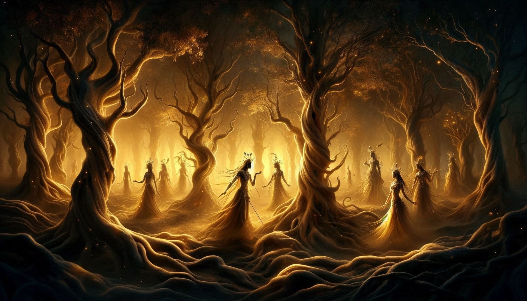 The Dancing Trees of Nidhivan.