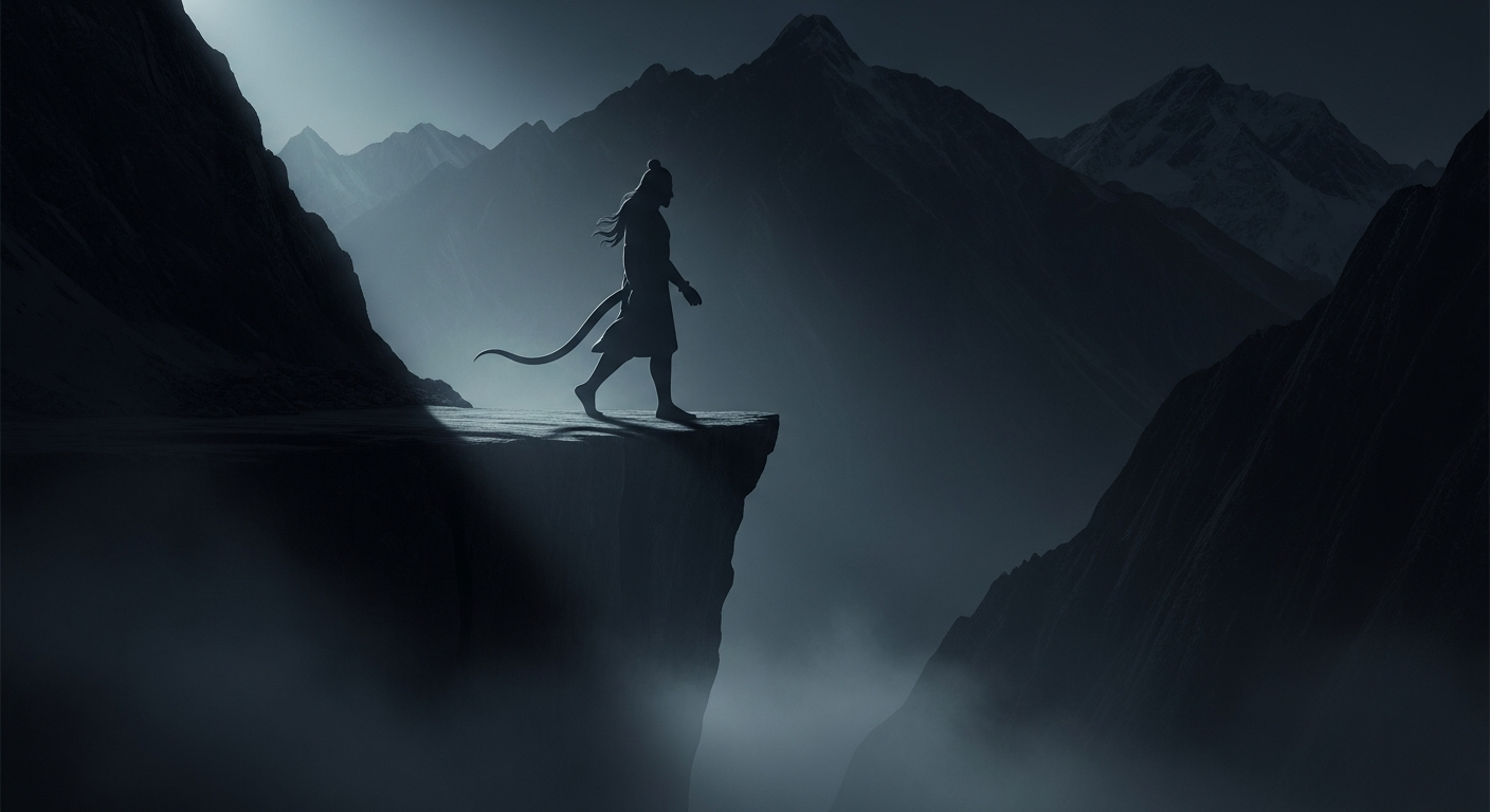 Hanuman in Himalayas