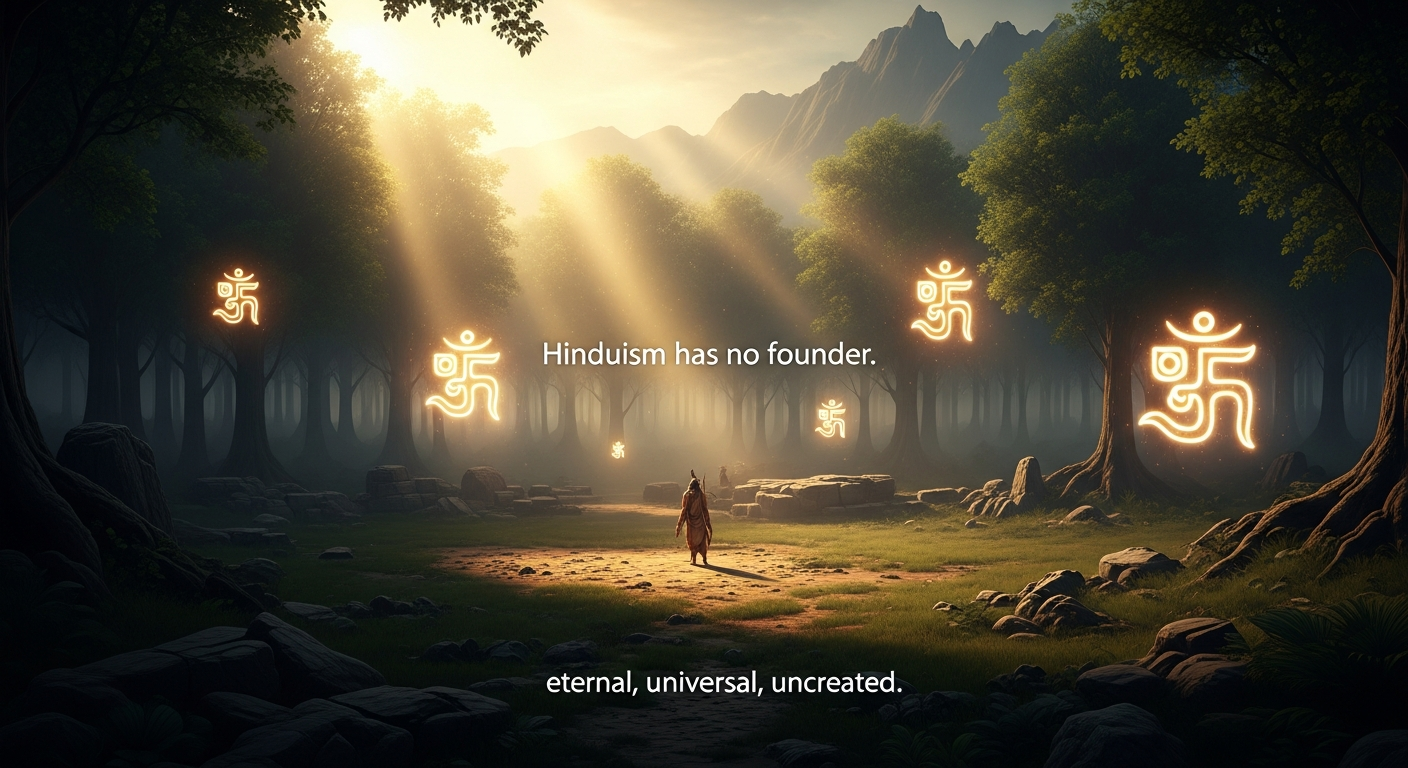 Hinduism has no founder