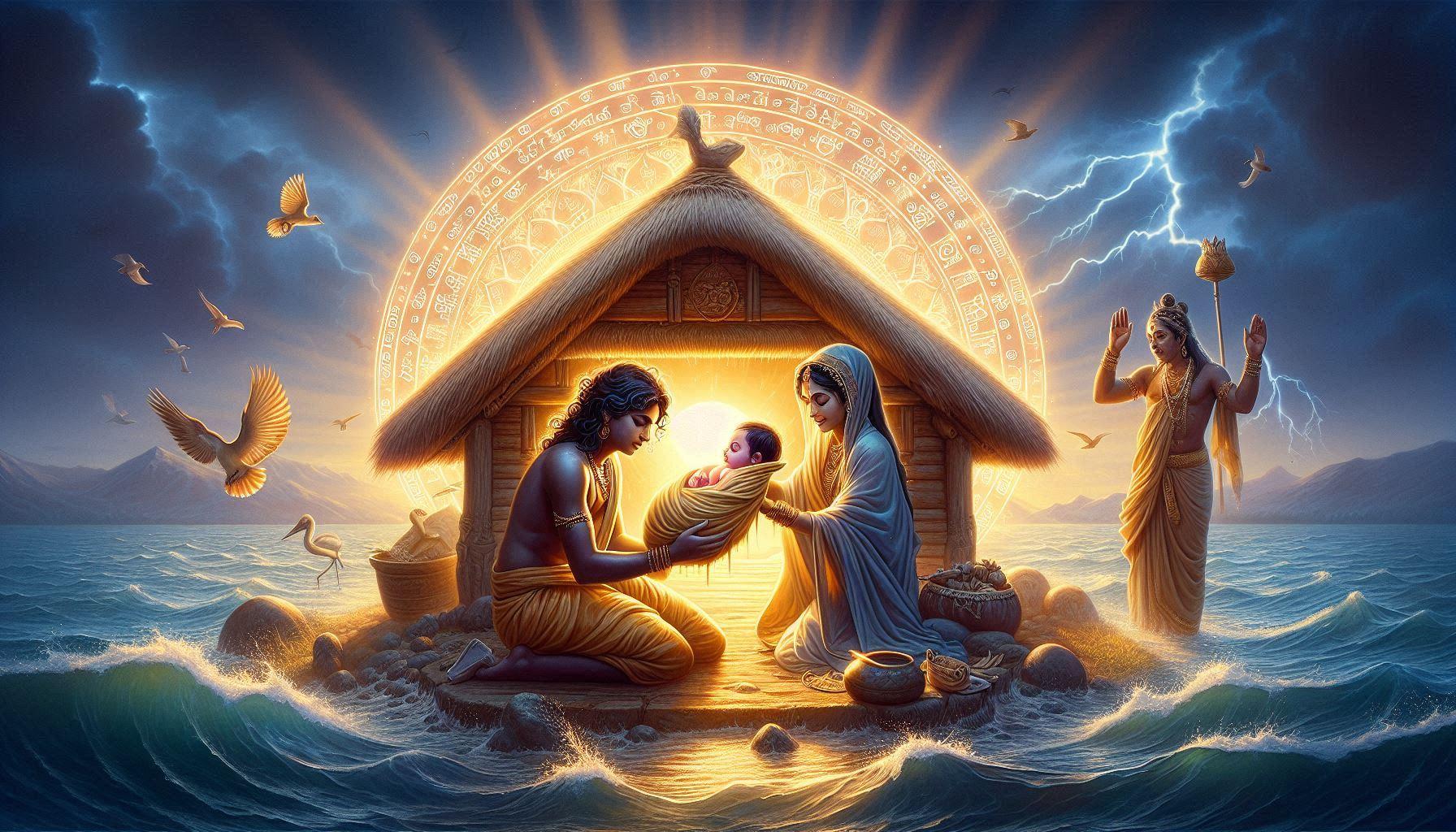 Matsyagandhi and Parashara, A Transformative Union.