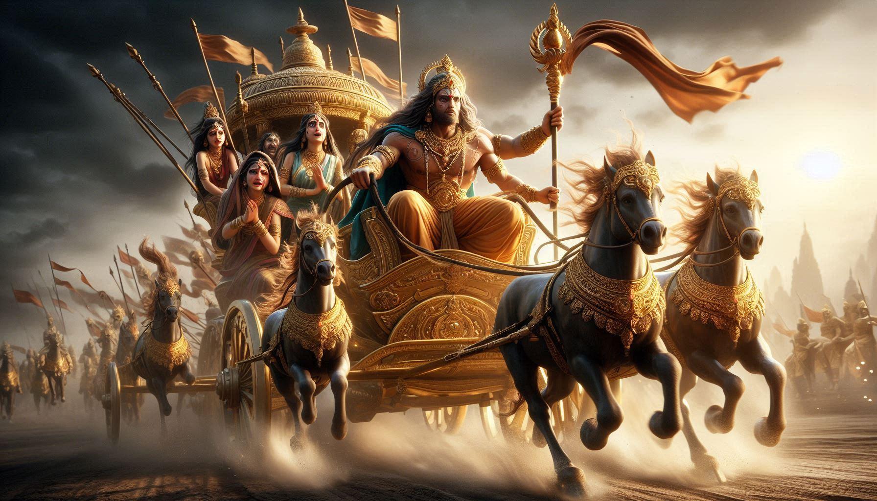 Bhishma Kidnaps Amba.