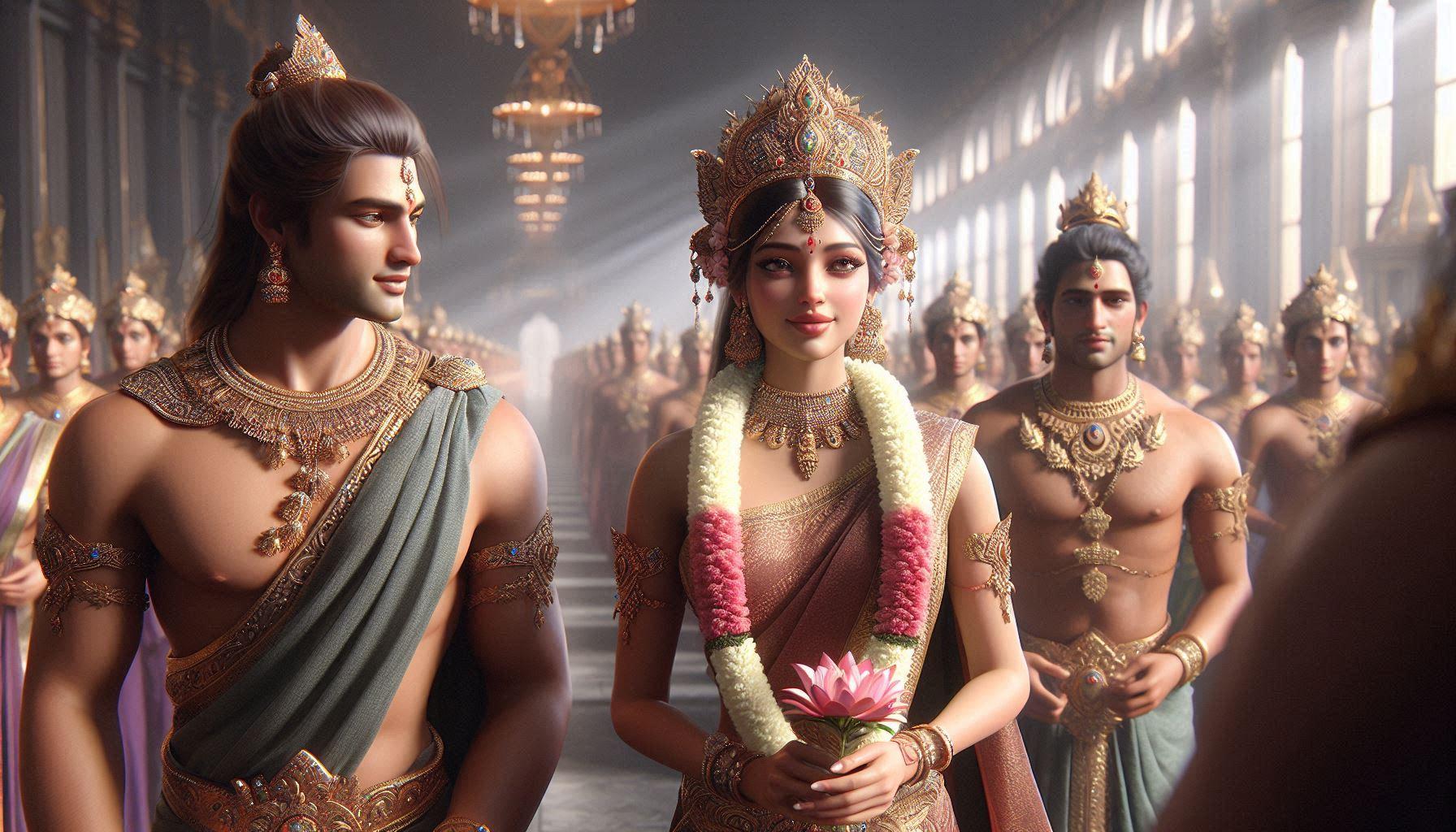 Vichitraveerya married Ambika and Ambalika, but he refused Amba.