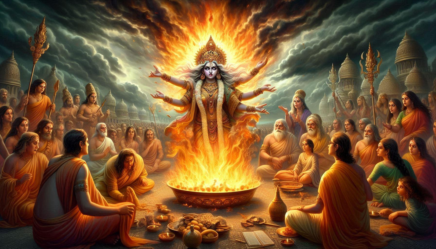 The Eternal Yajna of Brahma at Pushkar.