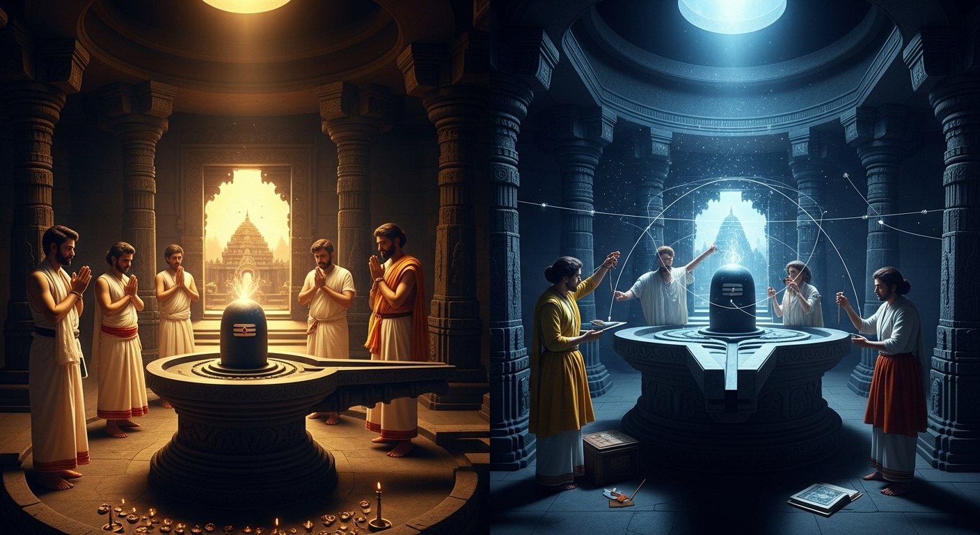 The West-Facing Shiva Lingam.