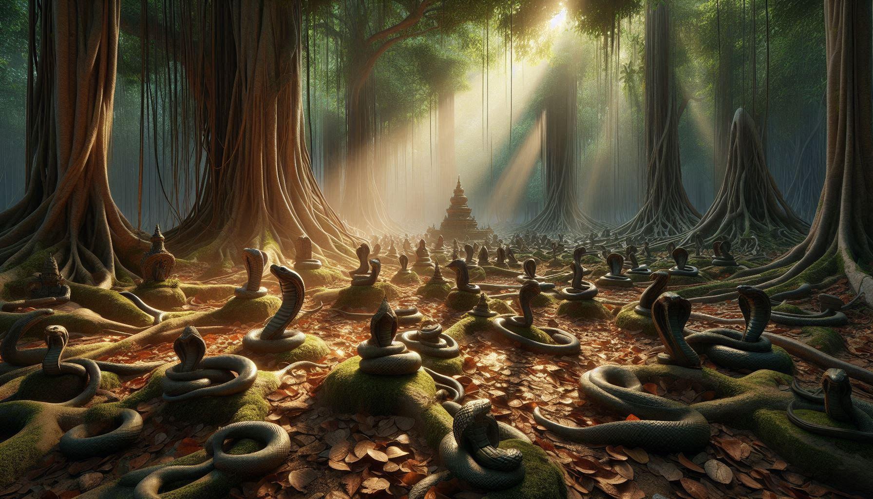 The Forest of 30,000 Serpents, Who Placed Them?