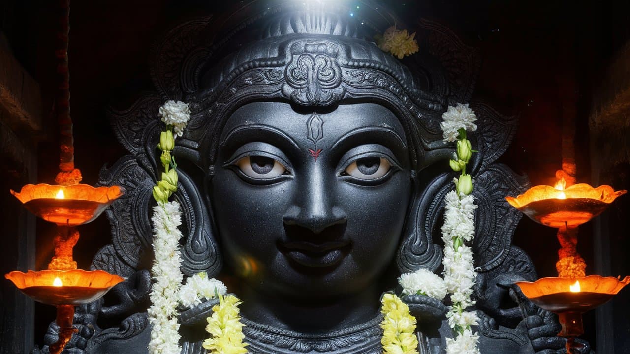 The Self-Manifested Idol of Lord Vishnu