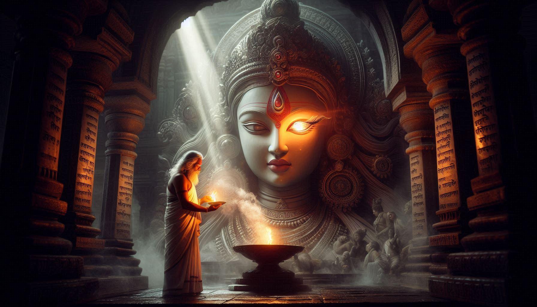 The Unfinished Eye Ritual of Bhadrakali.