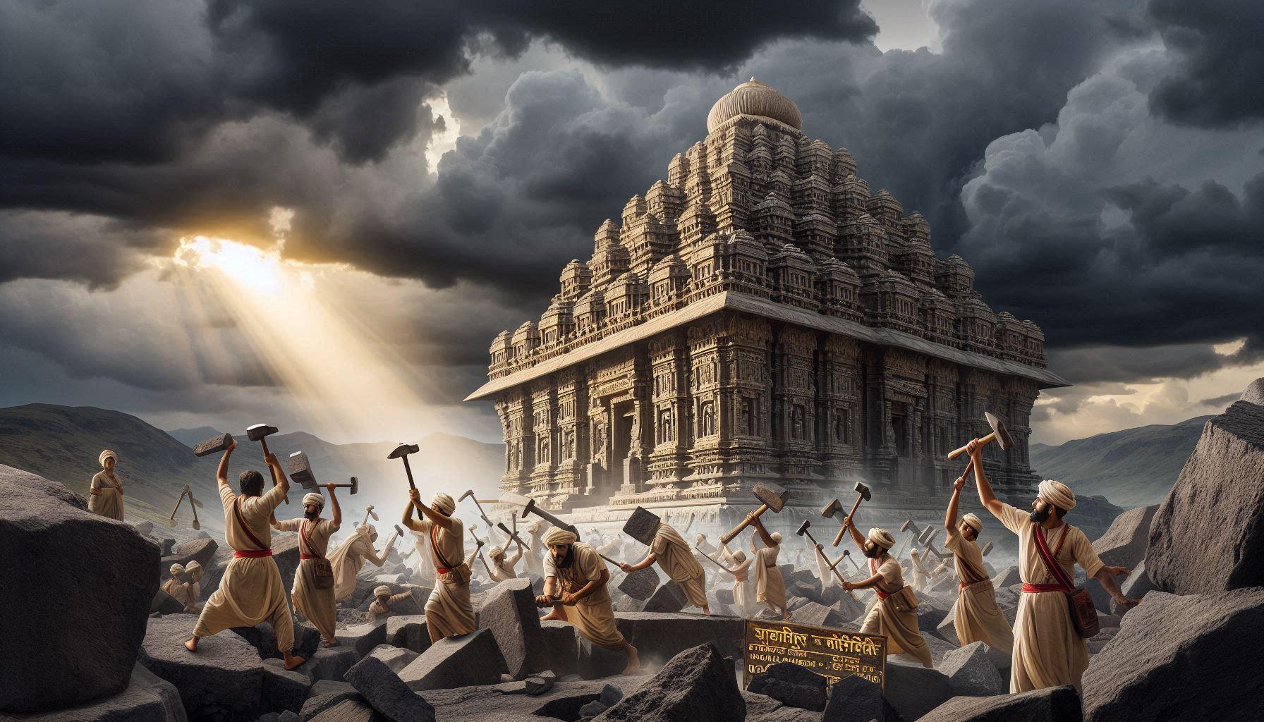 The Failed Destruction by Aurangzeb.