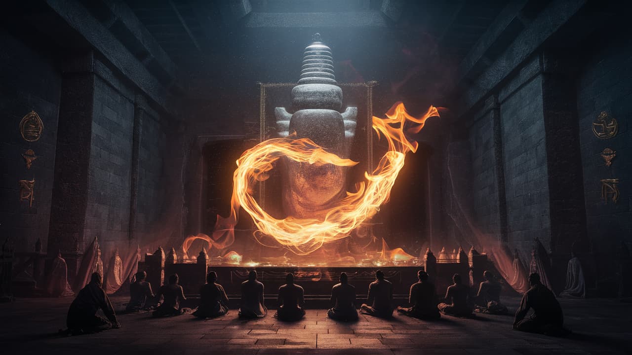 The Eternal Flame, Akasha Linga.