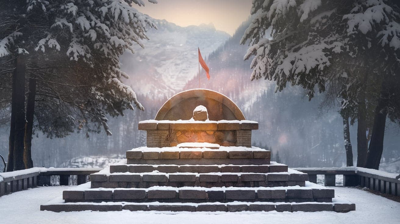 The Samadhi of Adi Shankaracharya