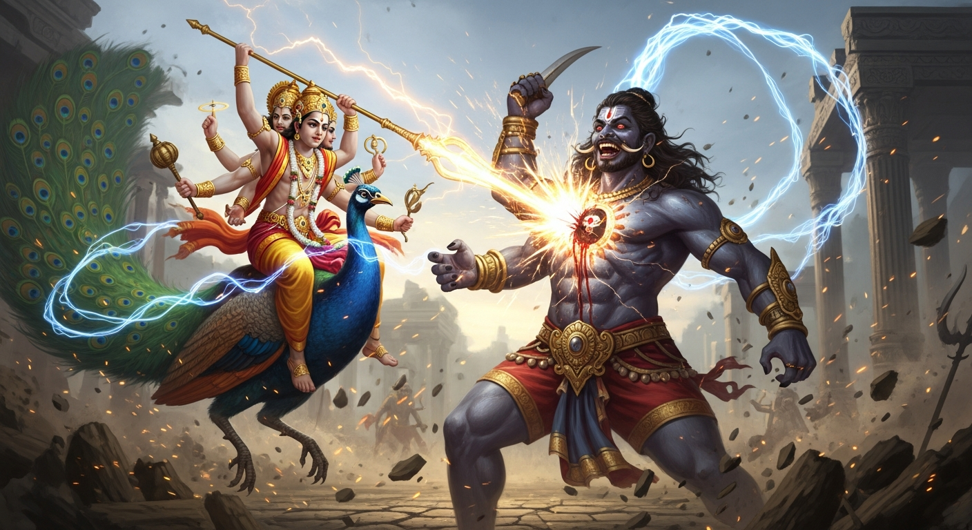 Karthikeya vs Tarakasura