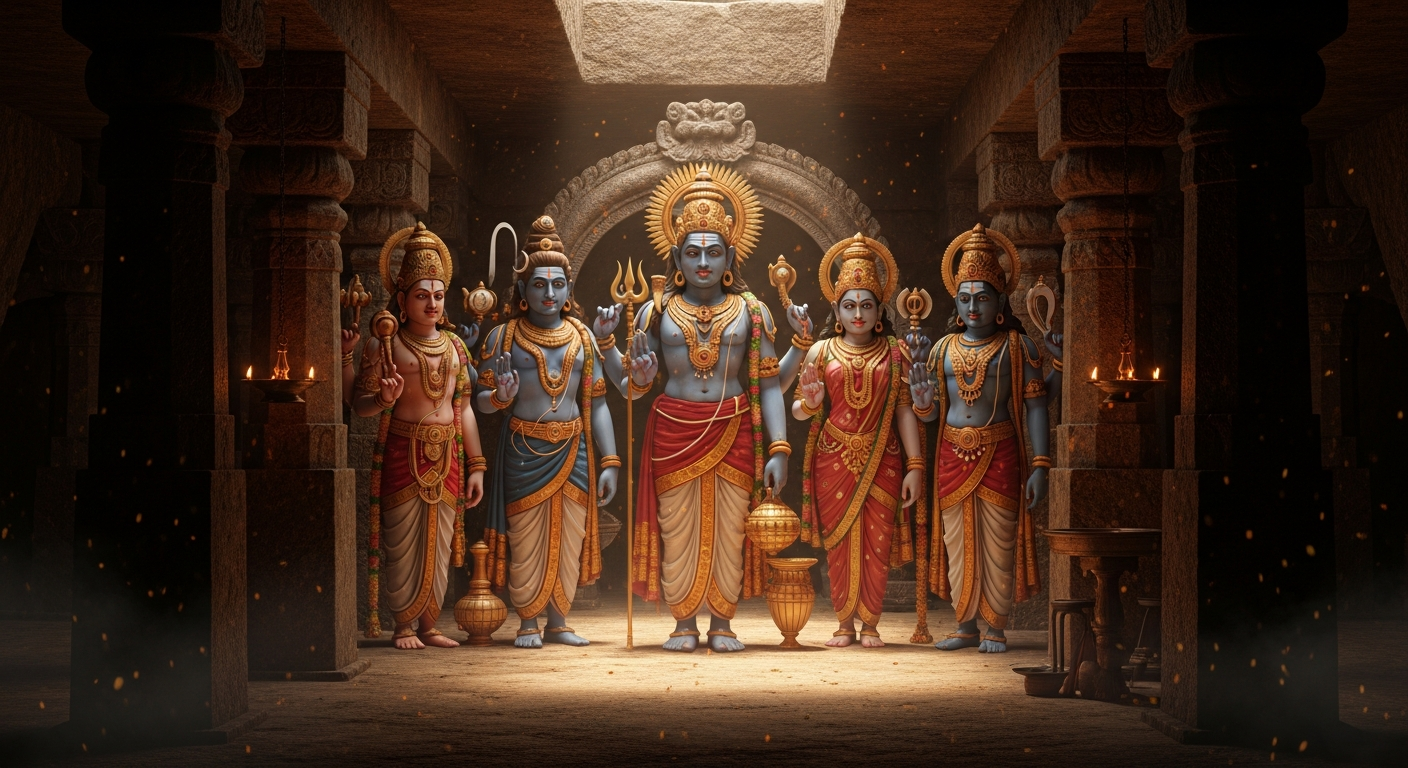 Five Gods in One Sanctum