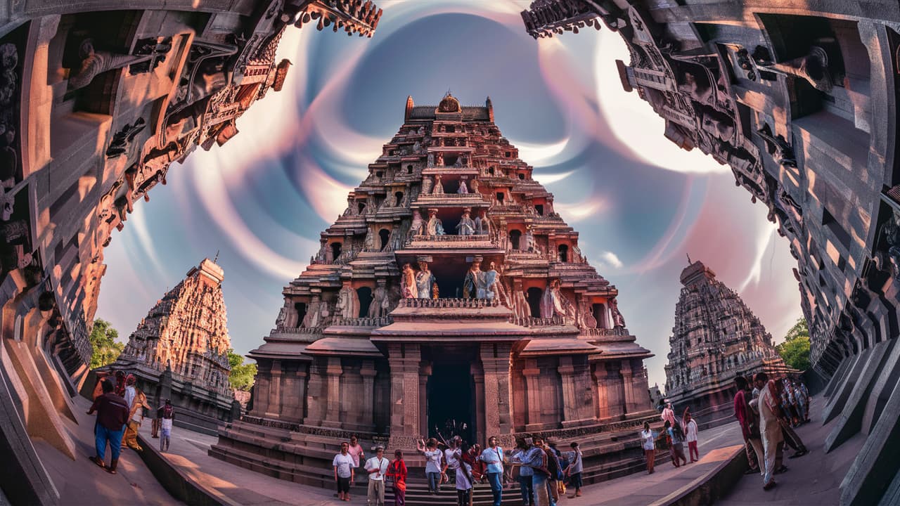 The Ever-changing Height of the Gopuram - A Play of Perception.