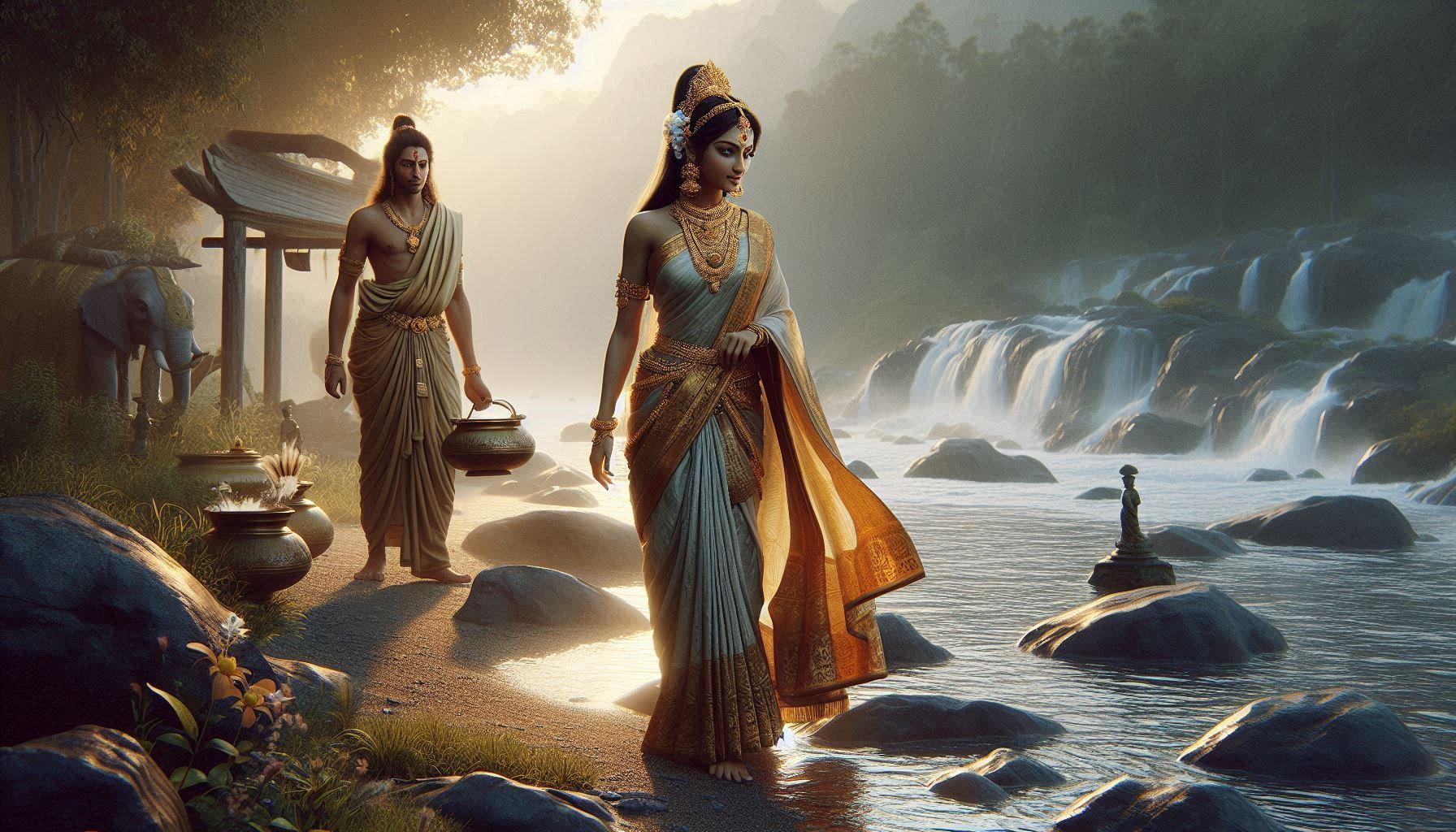 Shantanu Begs to Marry Satyavati.