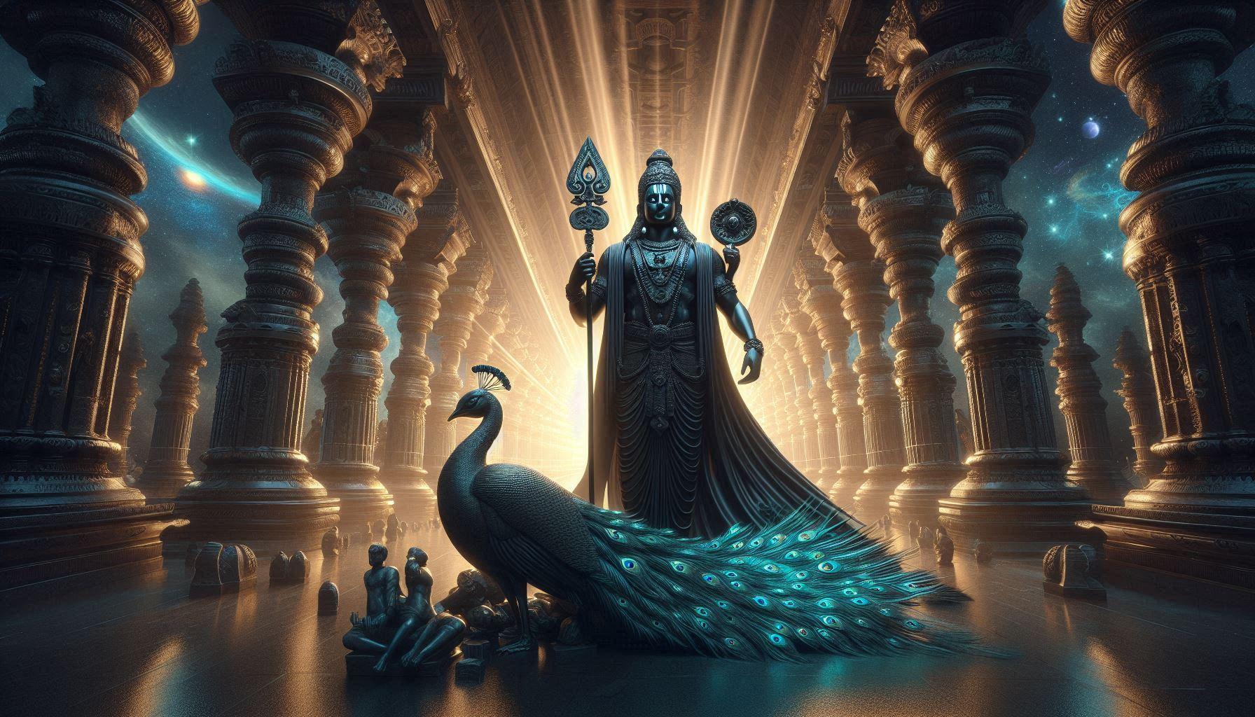 The Peacock, the Pillars, and Sacred Symbolism.