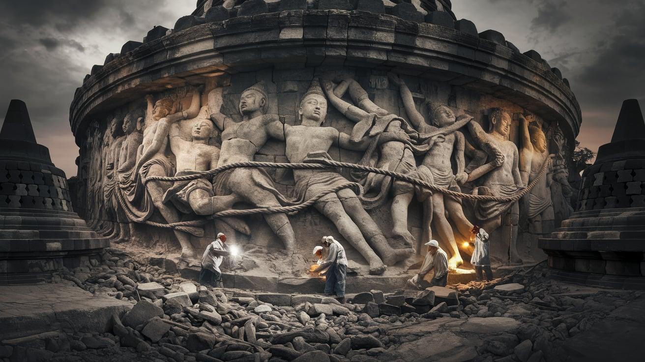 Hidden Levels Beneath the Temple.