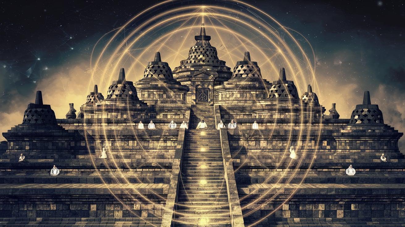 Borobudur’s Relation to Sacred Geometry.