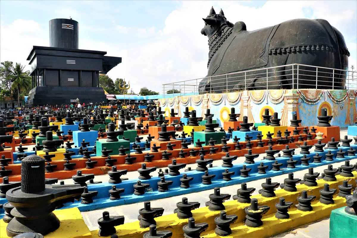 108-foot Shiva Linga